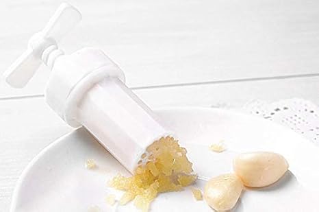 Rotating Garlic Press Manual Garlic Mincer Screw-Type Garlic Crusher Kitchen Tool