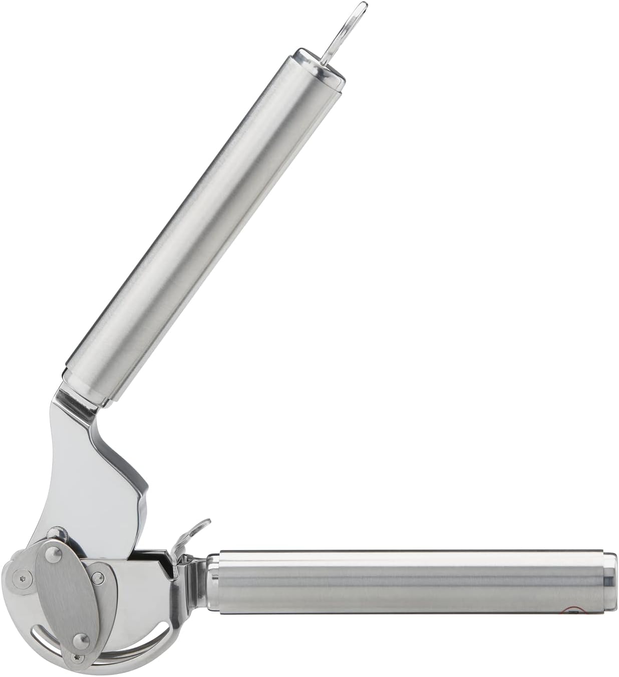 Long Handle Stainless Steel Garlic Press Heavy-Duty Garlic Crusher with Large Chamber