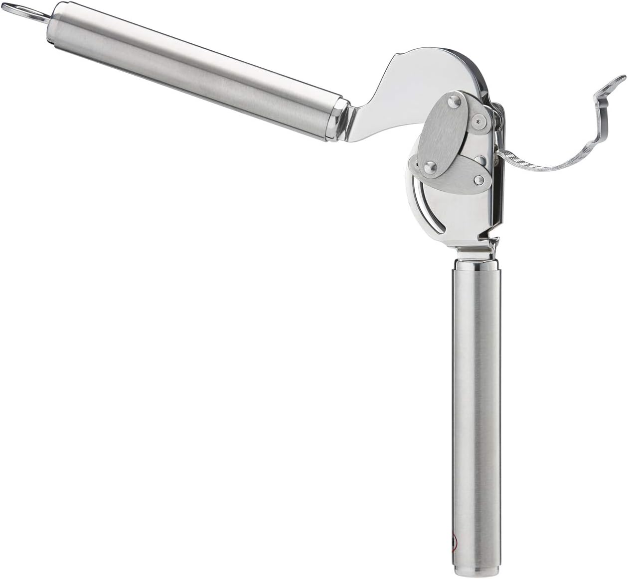 Long Handle Stainless Steel Garlic Press Heavy-Duty Garlic Crusher with Large Chamber