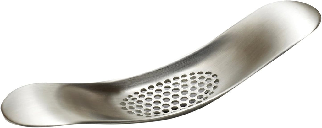 Stainless Steel Garlic Press Rocker Handheld Garlic Crusher Ergonomic Garlic Mincer Kitchen Tool